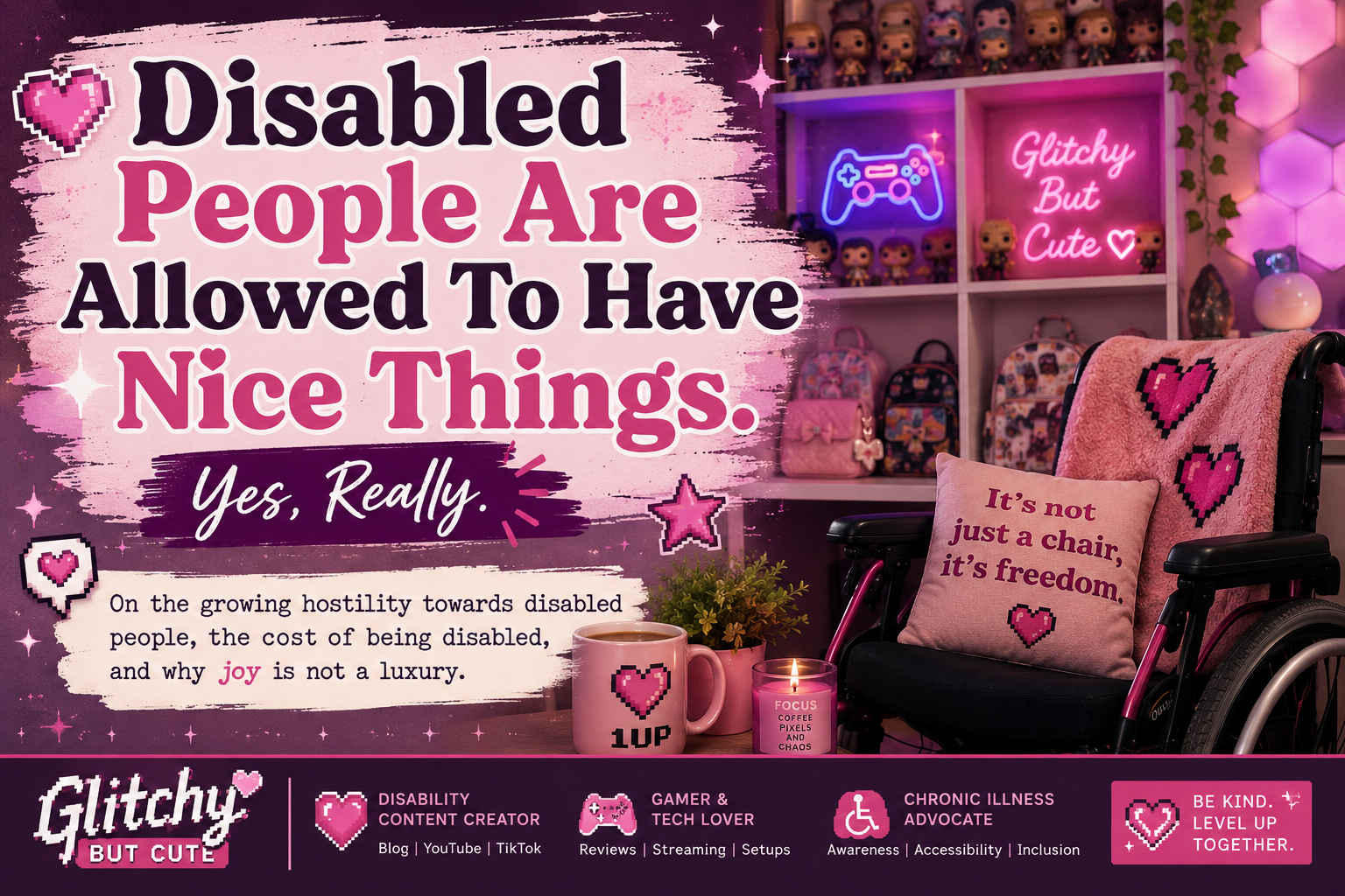 The Real Cost of Being Disabled in the UK (And Why We&rsquo;re Allowed to Enjoy Our Lives)