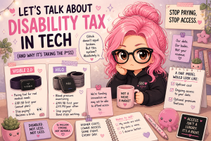 LET&rsquo;S TALK ABOUT DISABILITY TAX IN TECH (AND WHY IT&rsquo;S TAKING THE P*SS)